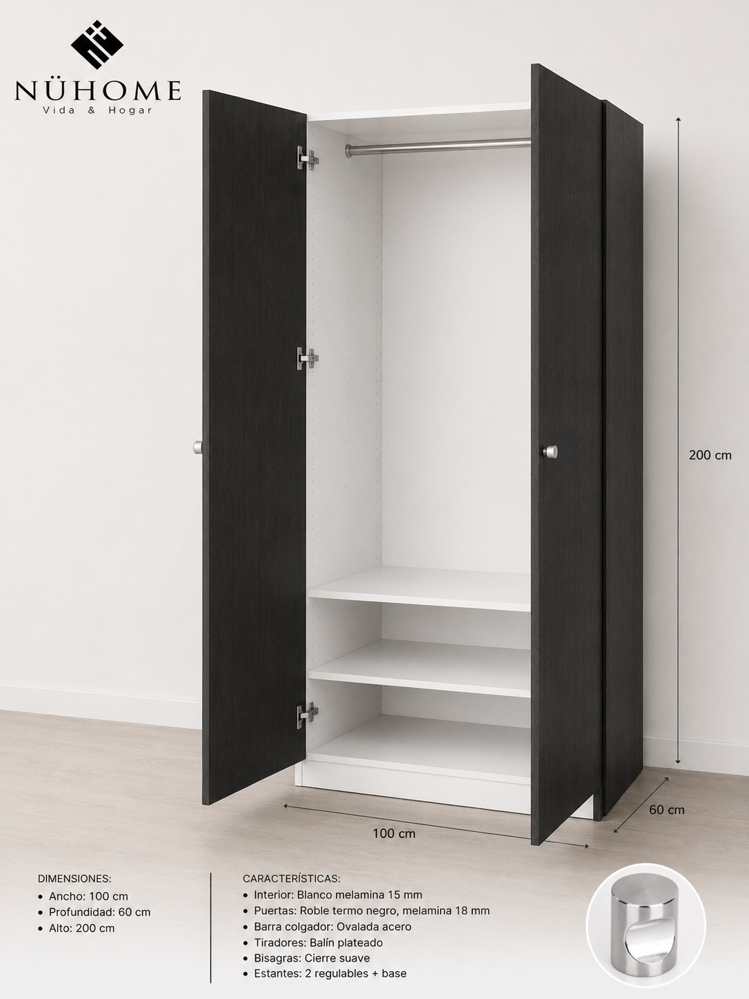 Closet 2 Puertas